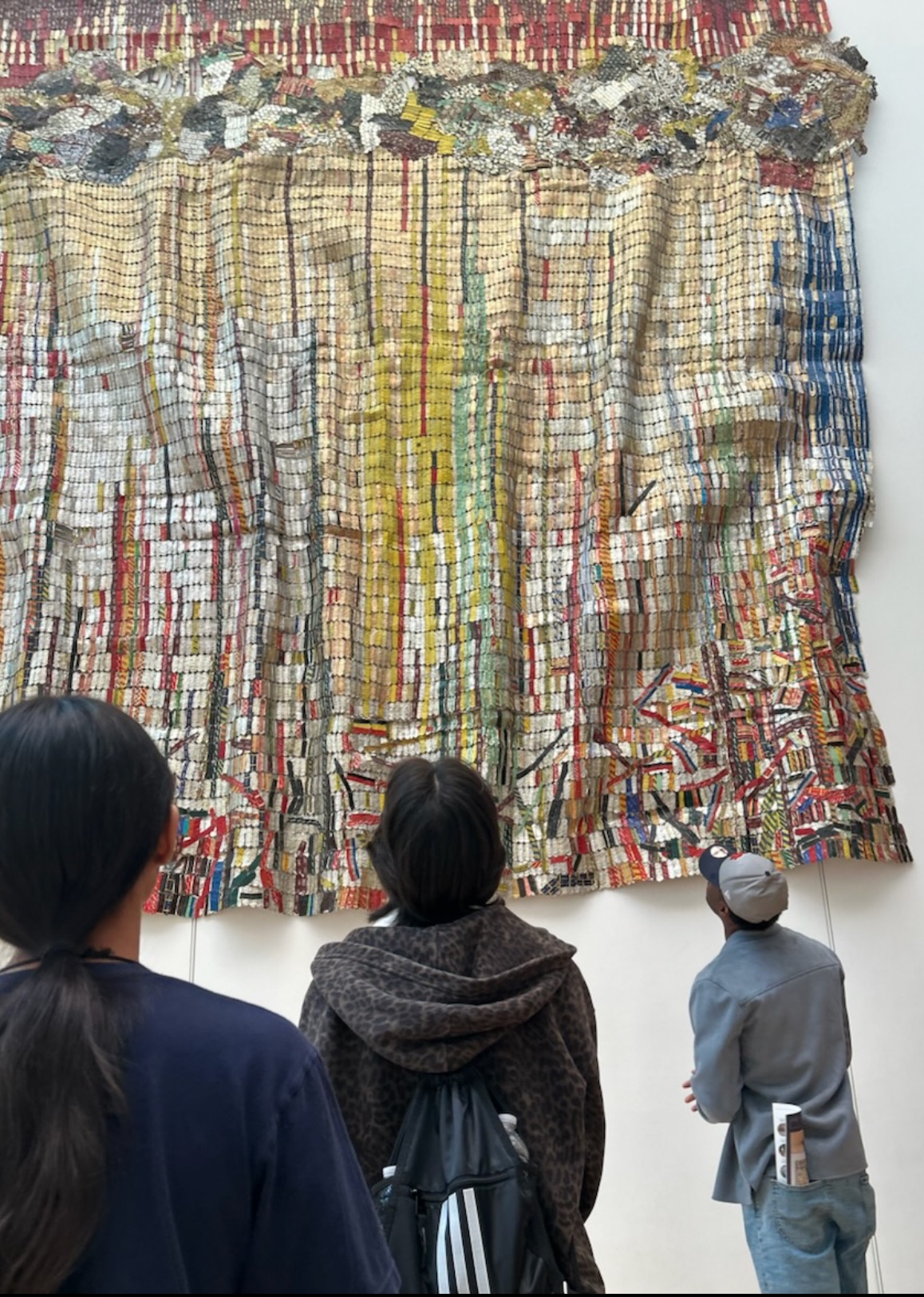 Students viewing 'The Deluge', Art Institute of Chicago